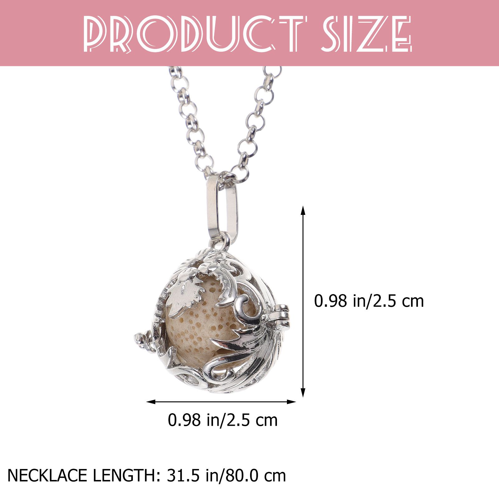 Essential Oil Diffuser Necklac - Aromatherapy Diffuser 评论和价格