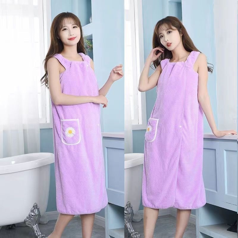 Extra Long Pink Floral Bath To - Spa Towel 评论和价格