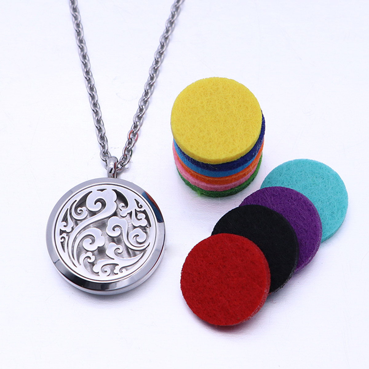 Essential Oil Diffuser Necklac - Aromatherapy Diffuser 评论和价格