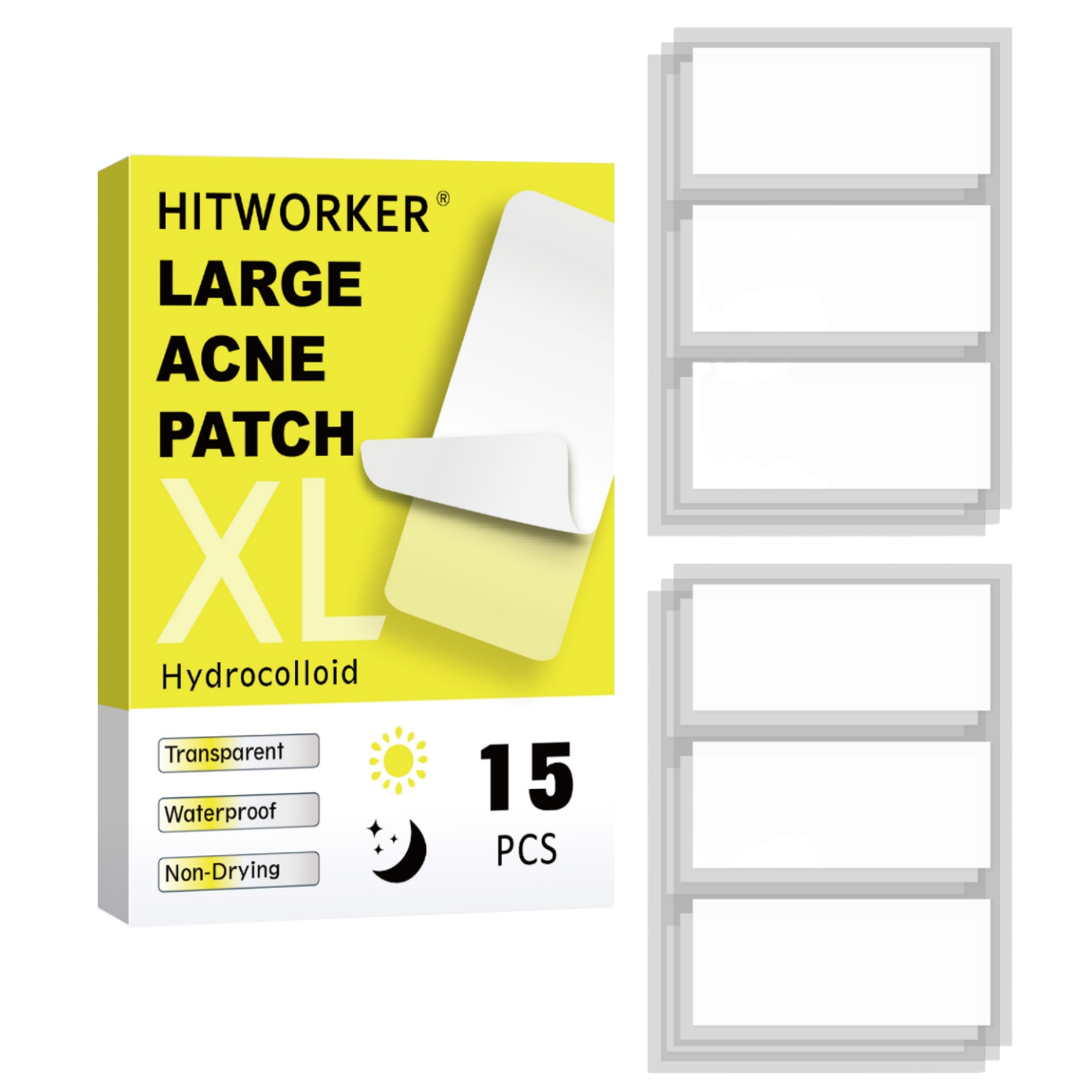 15 large-sized, long acne patc - Body Oil 评论和价格