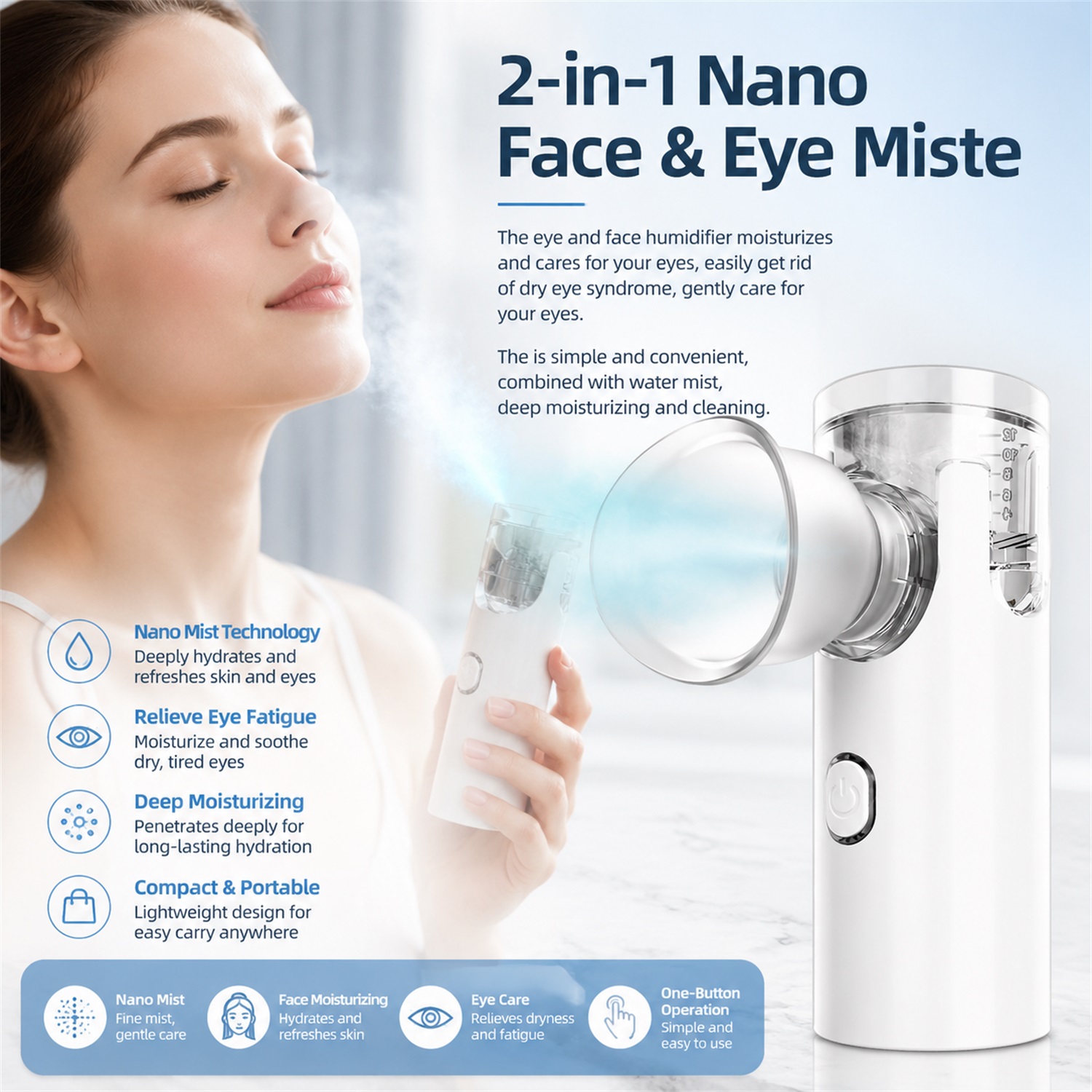 2-IN-1 Mesh Facial Steamer Bea - Face Steamer 评论和价格
