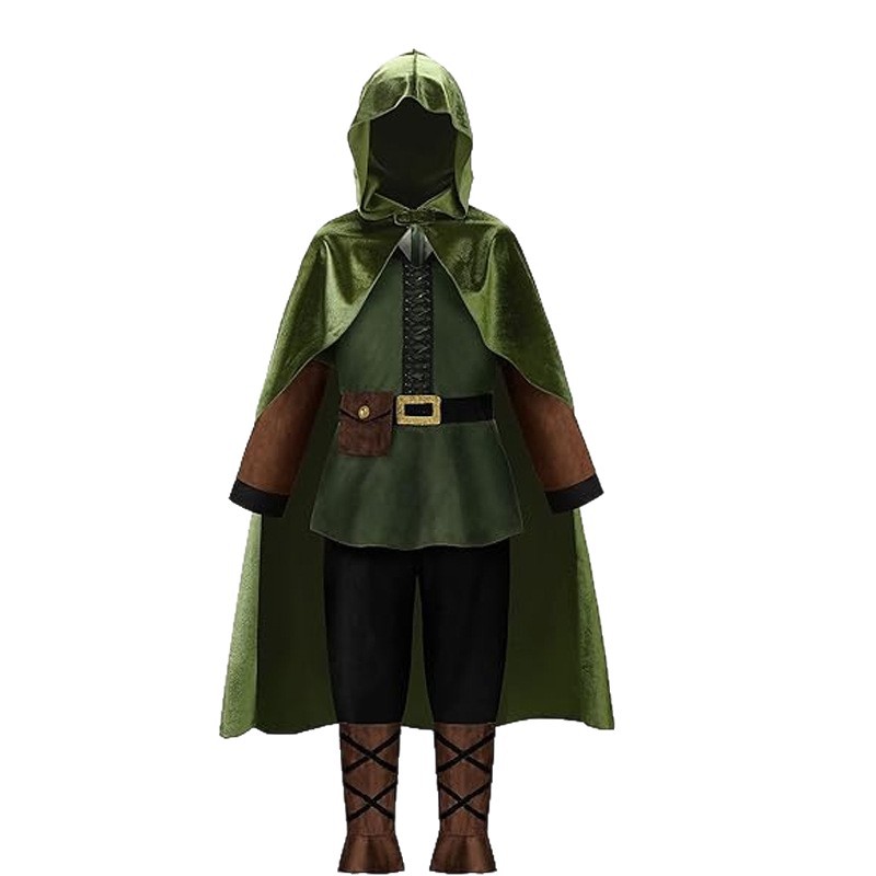 Medieval Hood Cape Cloak Robe  - Bathrobe 评论和价格